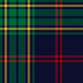 Red green blue yellow plaid pattern tartan Christmas. Herringbone textured seamless winter check plaid for flannel.