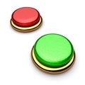 Red and green botton