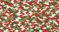 Red Green Camouflage Pattern Abstract Texture Royalty Free Stock Photo