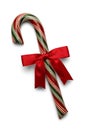 Red Green Candy Cane Royalty Free Stock Photo