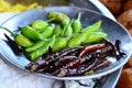 Red and Green Chillies