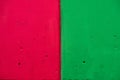 Red and green empty surface with space for text. Royalty Free Stock Photo