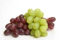 Red and green grapes