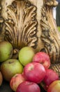 Red and Green Organic Apples-England-UK Royalty Free Stock Photo