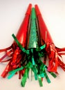 Red and Green Party Horns