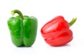 Red green pepper Royalty Free Stock Photo
