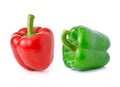 Red green pepper Royalty Free Stock Photo