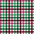 Red Green Seamless Plaid Background Pattern Royalty Free Stock Photo