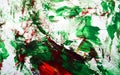 Red green silver blue white blurred painting watercolor background, abstract painting watercolor background Royalty Free Stock Photo