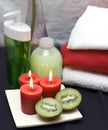 Red and green spa Royalty Free Stock Photo