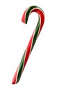 Red and Green Striped Candy Cane