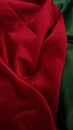 Red and green textile texture for christmas background, season