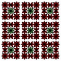 Red and Green Unique Abstract Pattern Royalty Free Stock Photo