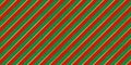 Red And Green Vintage Rough Paper Textured Seamless Diagonal Candy Stripes Christmas Pattern With Shiny Gold Foil