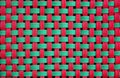 Red and green weave pattern Royalty Free Stock Photo