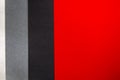 Red, grey, black and white papers background Royalty Free Stock Photo
