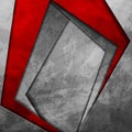 Red and grey grunge abstract tech corporate background Royalty Free Stock Photo