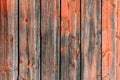 Red and Grey Rustic Weathered Barn Wood Board Background Royalty Free Stock Photo