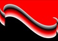 Red-grey wave. Background.