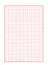 Red grid paper