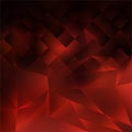 Red grunge vector geometric abstract background. Royalty Free Stock Photo