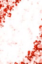 Red Grunge Heart Background