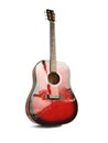 Red guitar Royalty Free Stock Photo