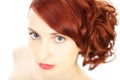 Red hair beautiful woman Royalty Free Stock Photo