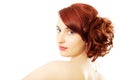Red hair beauty Royalty Free Stock Photo