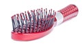 Red Hair Brush Closeup Royalty Free Stock Photo