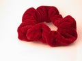 Red Hair Scrunchy Royalty Free Stock Photo