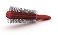 Red hairbrush