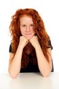 Red-haired girl Royalty Free Stock Photo