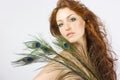 Red-haired woman Royalty Free Stock Photo