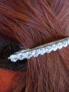 Red hairstyle detail Royalty Free Stock Photo