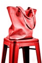 Red Hand Bag Royalty Free Stock Photo