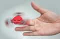 Red Hand spinner