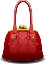 Red handbag