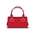 Red handbag Royalty Free Stock Photo