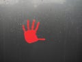Red Handprint Decal for Missing and Murdered Indigenous Women and Girls