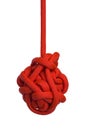 Red Hanging Knot