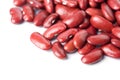 Red haricot beans isolated Royalty Free Stock Photo