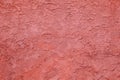 Red concrete wall with rough pattern Royalty Free Stock Photo