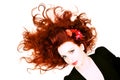 Red head beautiful woman Royalty Free Stock Photo