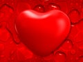 Red heart Royalty Free Stock Photo