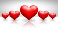 Red heart Royalty Free Stock Photo