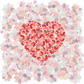 Red heart Royalty Free Stock Photo