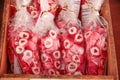 Red heart candies Royalty Free Stock Photo