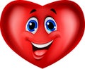 Red heart cartoon