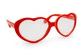 Red heart eye glasses